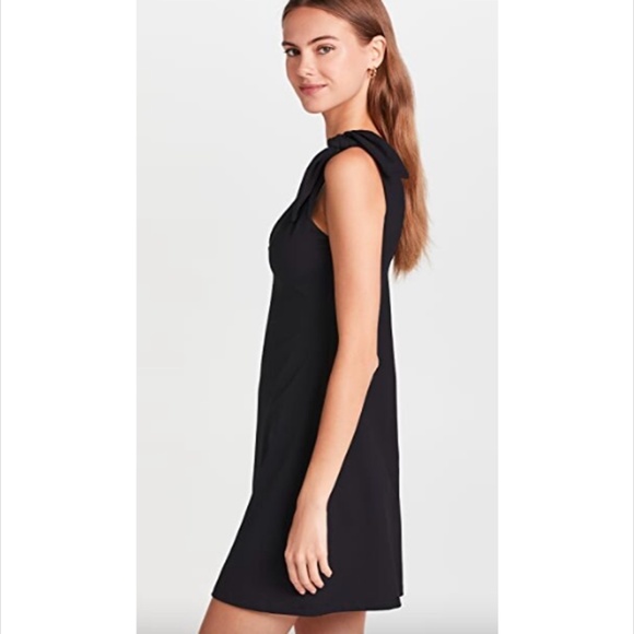 Susana Monaco Black Tie Shoulder A-Line Dress Black Size S - NWT - Picture 6 of 16